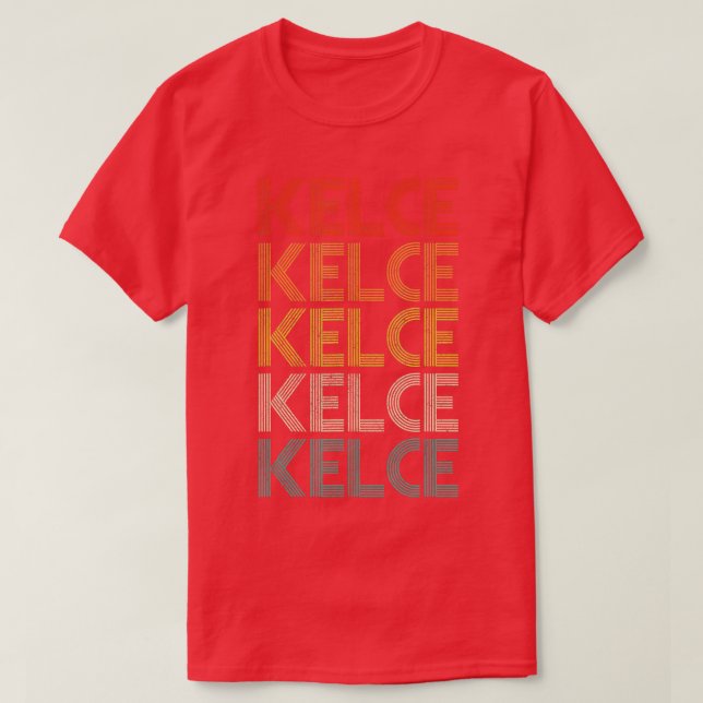 Kelce Vintag Retro T-Shirt (Design vorne)