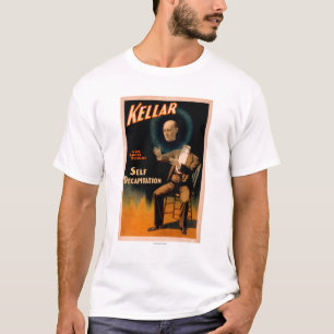 Kellar darstellende Selbstenthauptungs-Magie T-Shirt