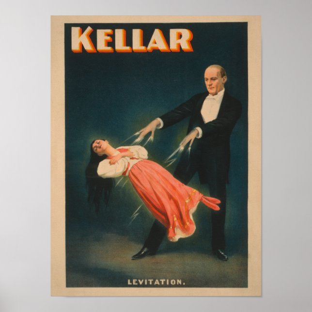 Kellar Levitation Magic Poster #2 (Vorne)