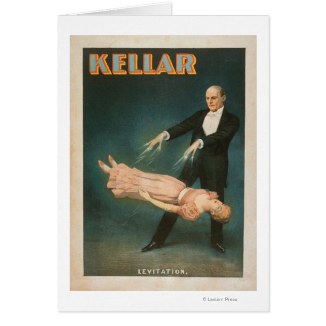 Kellar Levitation Zauberposter #1 (Vorne)