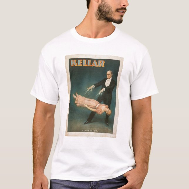 Kellar Levitations-magisches Plakat #1 T-Shirt (Vorderseite)