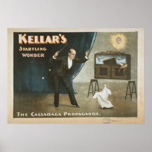 KELLAR Magician Illusionist VAUDEVILLE Poster