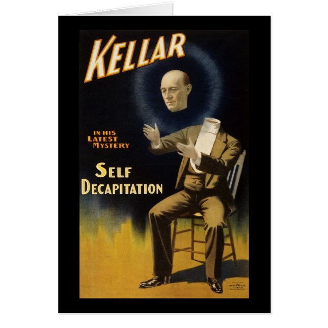 Kellar Selbstdekapitation (Vorne)