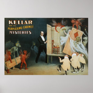 Kellar und sein verblüffendes Kabinettsgeheimnis Poster