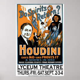 Kellars Latest Mystery Self Decapitation 1890s Poster