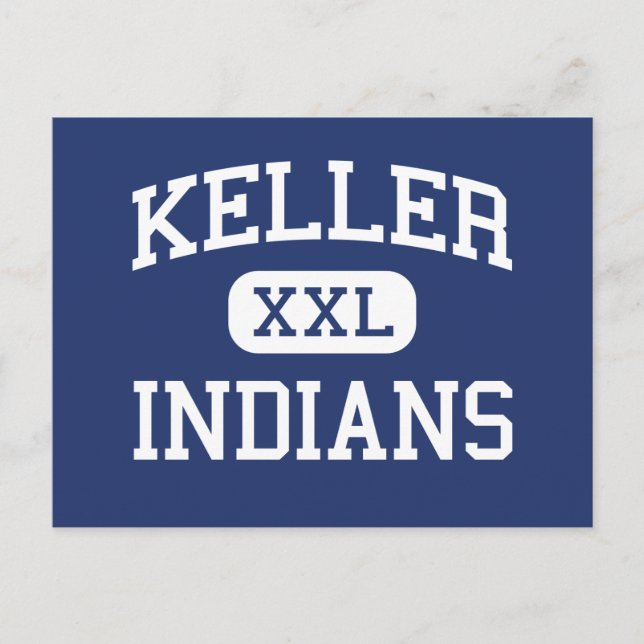 Keller - Amerikanische Ureinwohner - Oberschule -  Postkarte (Vorderseite)