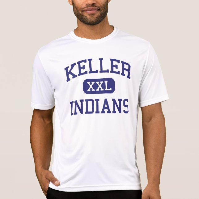 Keller - amerikanischer Ureinwohner - Highschool - T-Shirt (Vorderseite)