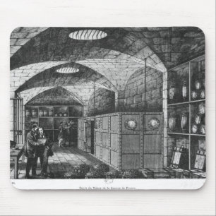 Keller der Bank von Frankreich in Paris, 1897 Mousepad