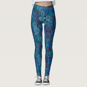 Keller Garten in Blau Leggings
