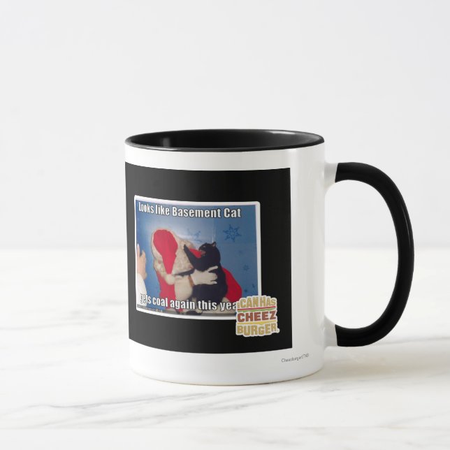Keller-Katze erhält Kohle Tasse (Rechts)