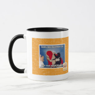 Keller-Katze erhält Kohle Tasse