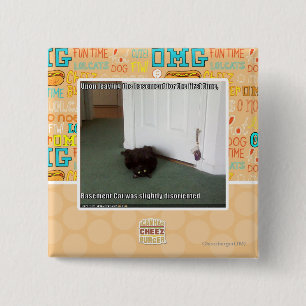 Keller-Katze, etwas verwirrt Button