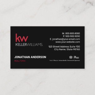 Keller Williams Business Card Visitenkarte