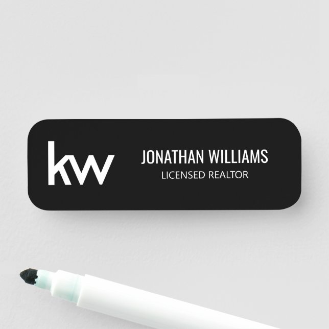 Keller Williams Namensschild (Beispiel)