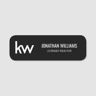 Keller Williams Namensschild