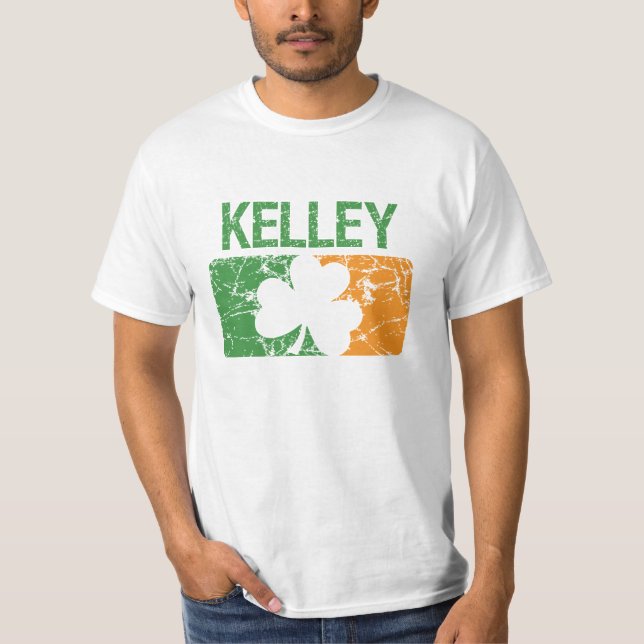 Kelley Familienname-Klee T-Shirt (Vorderseite)