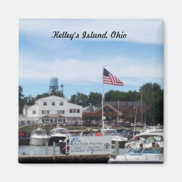 Kelleys Insel Portside Marina Ohio Magnet