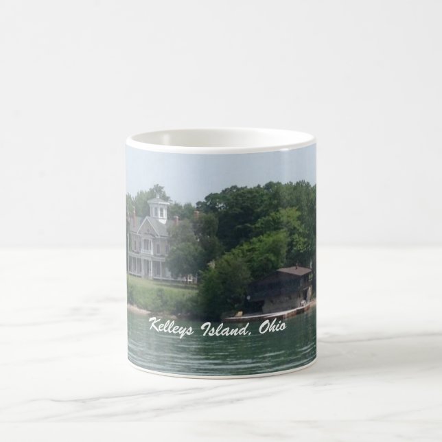 Kelley's Island Lake Erie View Photo Mug (Centre)