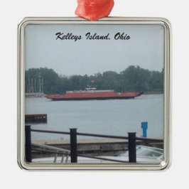 Kelleys Island, Ohio Ferry Foto Ornament