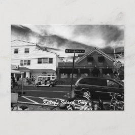 Kelley's Island, Ohio Street Foto Postcard Postkarte