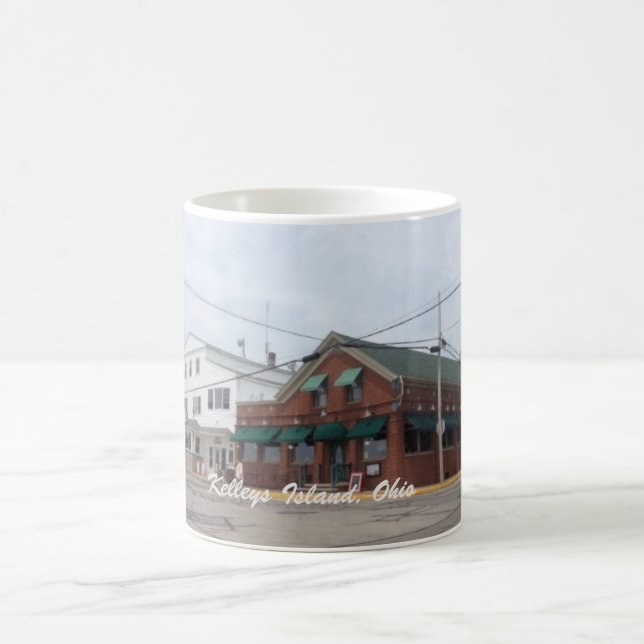 Kelley's Island, Ohio Village Foto Tasse (Mittel)