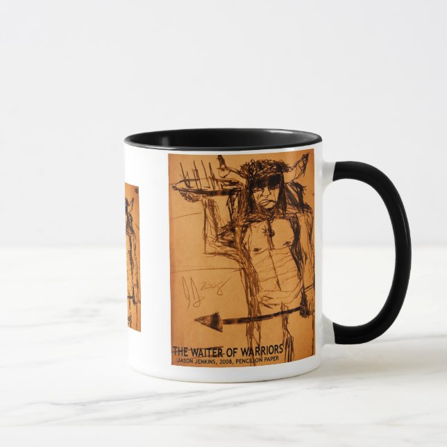 KELLNER DER KRIEGER TASSE (Rechts)