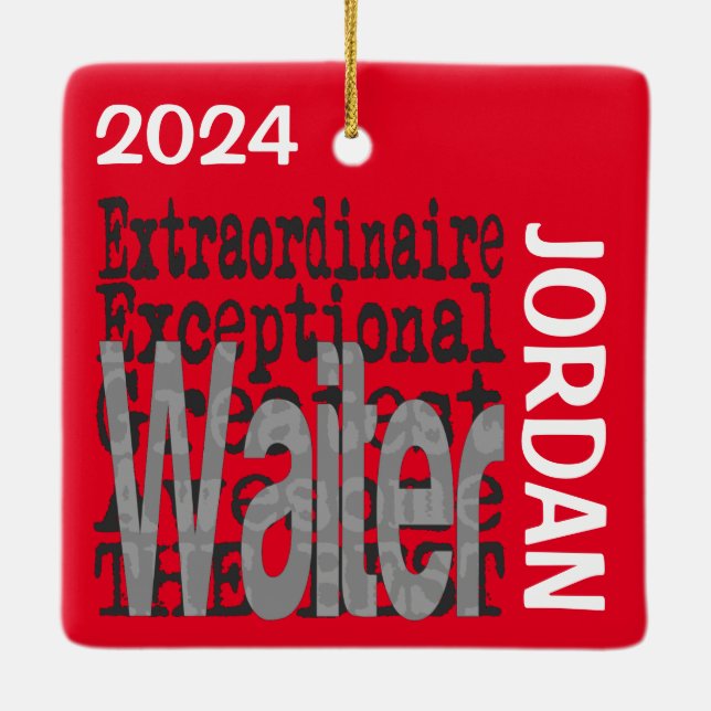 Kellner Extraordinaire CUSTOM Keramikornament (Rückseite)
