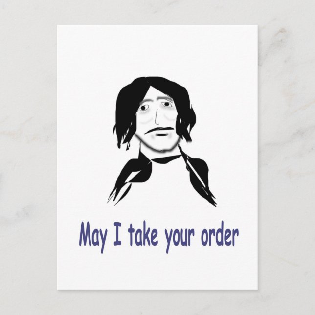 Kellner Postkarte (Vorderseite)