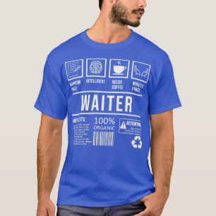 Kellner Spaß Restaurant Sprichwort Abschluss T-Shirt