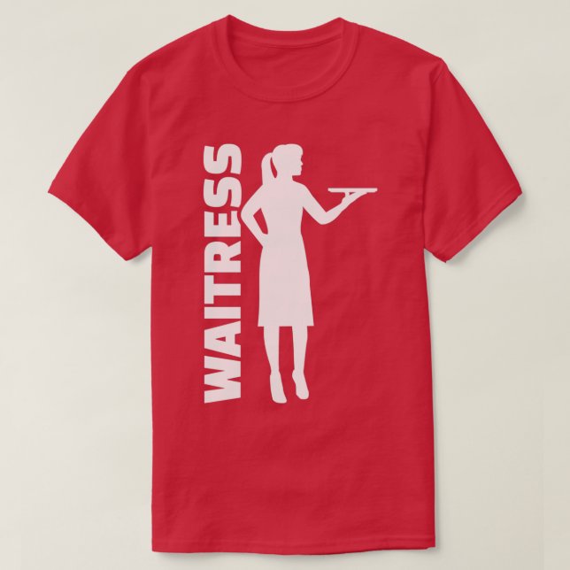 Kellnerin 5 T-Shirt (Design vorne)