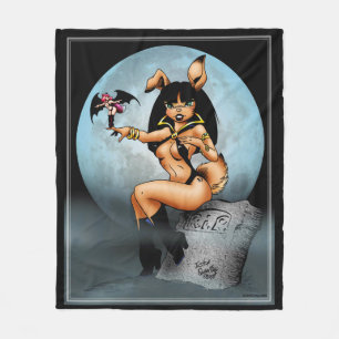 KELLY als vampi Fleecedecke