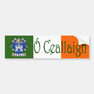 Kelly Clan Irish/English Autoaufkleber