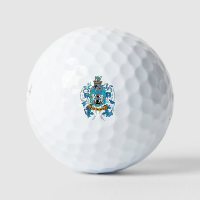 Kelly Familienwappen / Coat of Arms Golf Ball (Vorderseite)