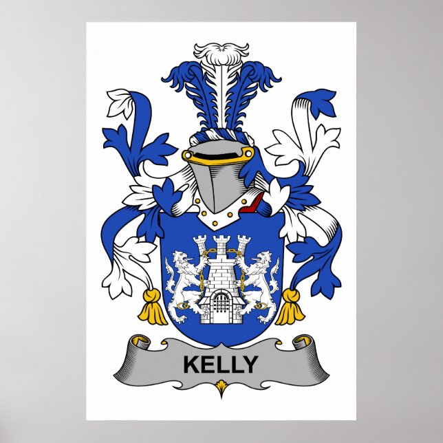 Kelly Familienwappen Poster (Vorne)