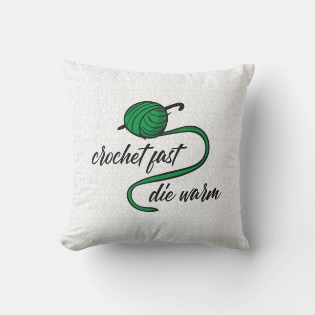 Kelly Green Crochet schnell, Die Kissen (Vorderseite)