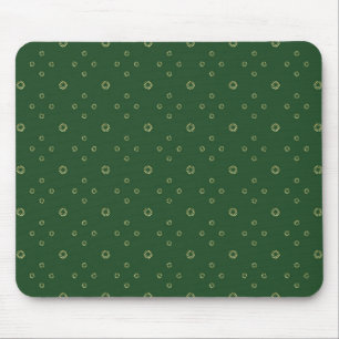 Kelly Green Golden Zinnia Sun Mousepad