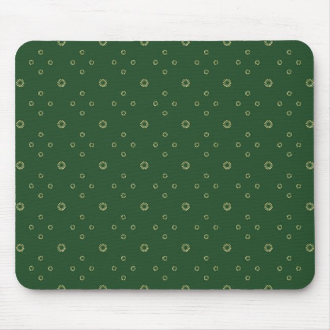 Kelly Green | Golden Zinnia Sun Mousepad (Vorne)