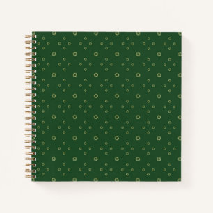 Kelly Green Golden Zinnia Sun Notizbuch