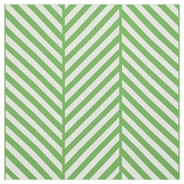 Kelly Green Herringbone Large Scale Stoff (Muster)