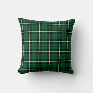 Kelly Green Irish Green White/Black Stripe Streife Kissen