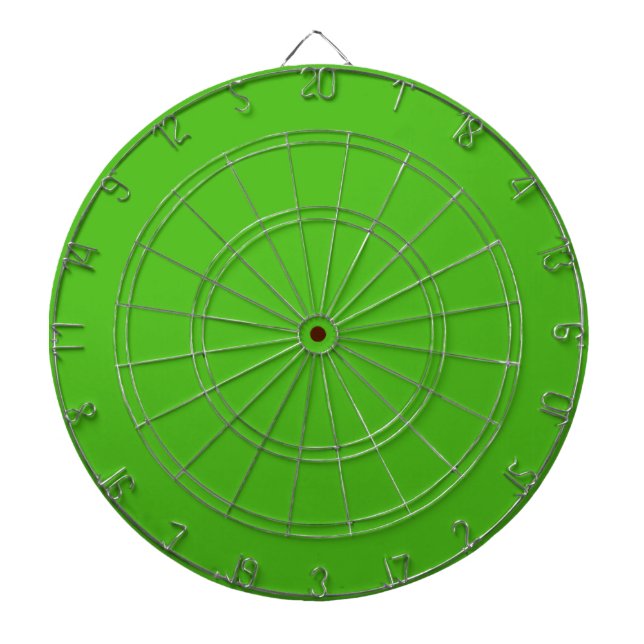 Kelly Green Solid Color Dartscheibe (vorne)