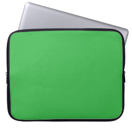 Kelly Green Solid Color Laptopschutzhülle