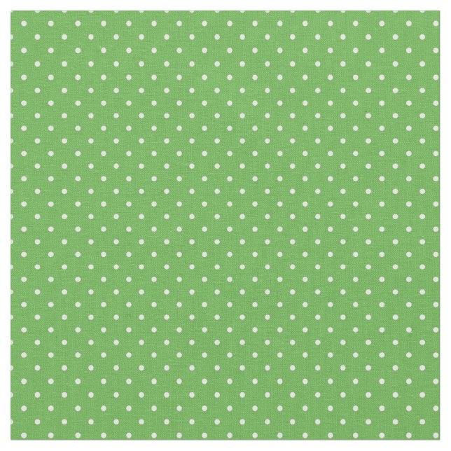 Kelly Green Tiny Dots Stoff (Nahaufnahme)
