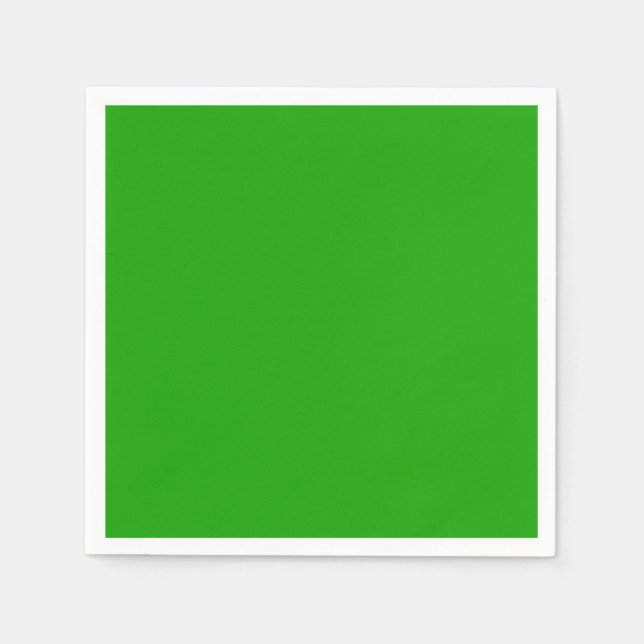 KELLY GREEN (Vollfarbe) ~ Serviette (Vorderseite)