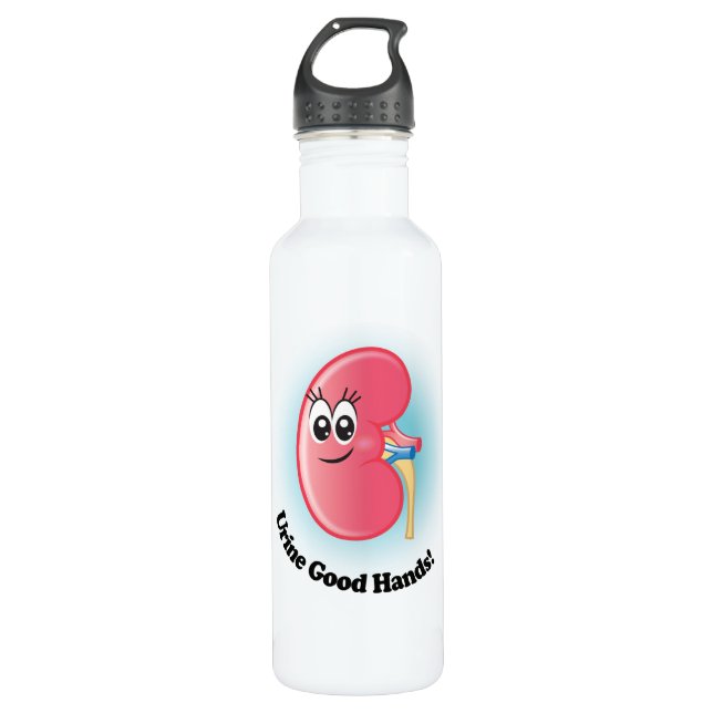 Kelly Kidney "Urine Good Hands" Bouteille D'Eau (Devant)