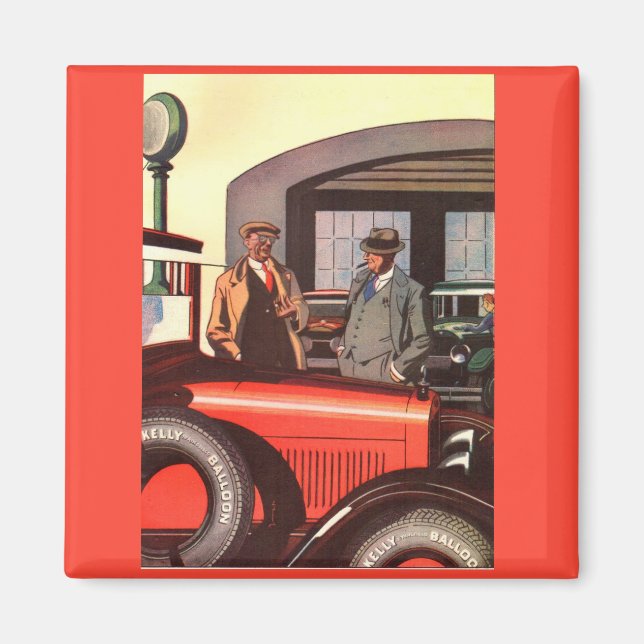 Kelly Springfields reifen in den 1920er Jahren und Magnet (Vorne)