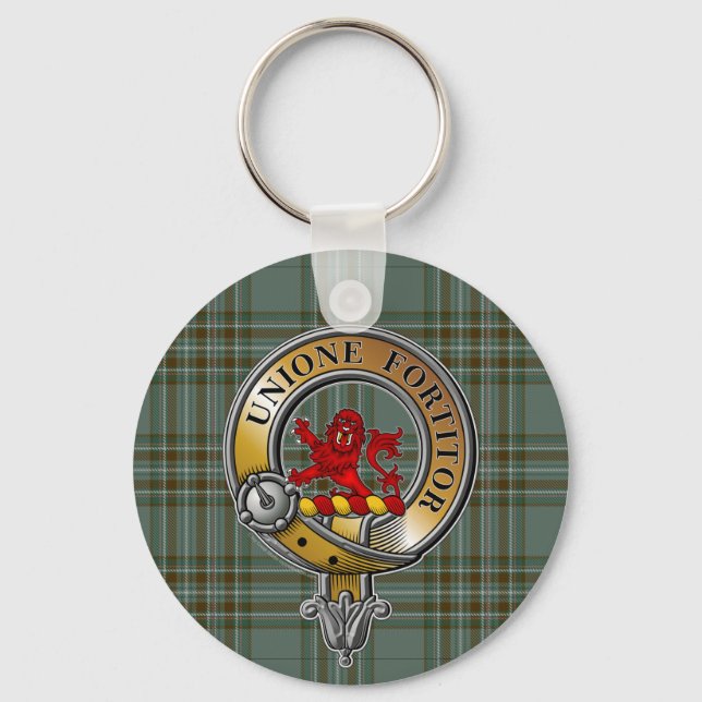 Kelly Tartan & Abzeichen Schlüsselanhänger (Vorderseite)