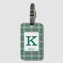 Kelly Tartan Mint Green Kariert Pattern