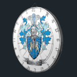 Kelly-Wappen Dartscheibe<br><div class="desc">Erhalten Sie Ihr Kelly-Familienname-Familienwappen oder Wappen gedruckt auf allen diesen billigen Geschenken.  Iren-Kelly-Familienwappen und Kelly-Wappen</div>
