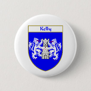 Kelly-Wappen/Familienwappen Button